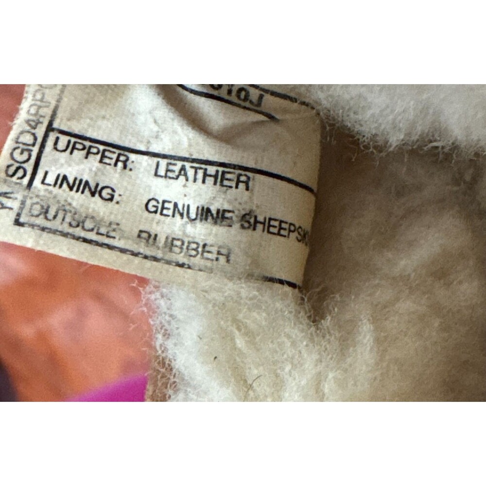 UGG Australia Women Dakota Moccasin Chestnut Slipper US Size 8 - Picture 9 of 13